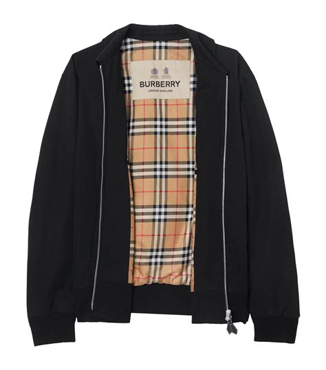 harrington black burberry|burberry soho heritage harrington jacket.